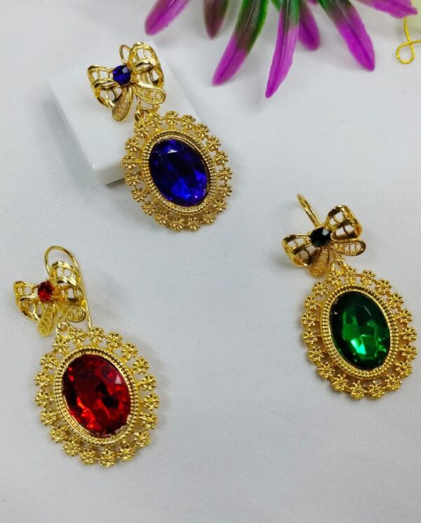 Arete Filigrana  Hermosa De Super Calidad Resiste El Agua y Sudor Joya Fina De Oro Laminado